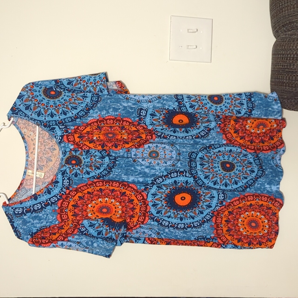 Anymeet woman's short sleeve shirt size 2XL